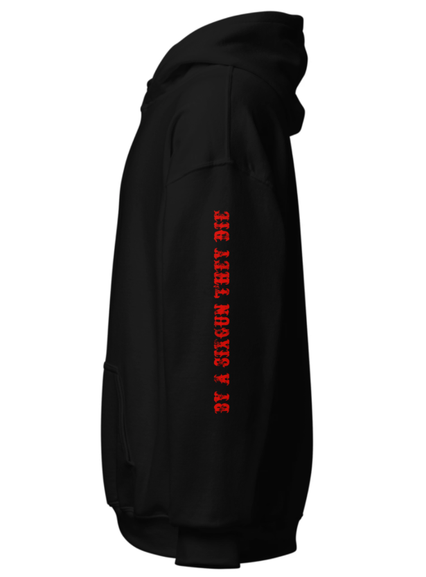 Cowboy shootout hoodie with sleeve quotes Unisex